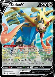Zacian V SWSH018 Sword & Shield Black Star Promo