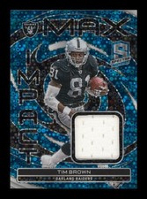 2023 Spectra: #MI-TBR Tim Brown Max Impact Blue Disco Relic /60 NM-MT OR BETTER