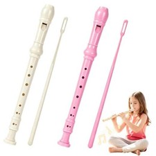 Recorder Instrument for Kids Beginners, 2 Pack 8-Hole Soprano Recorders,