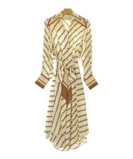 ZIMMERMANN Shirt Dresses IvoryxBrownxBeige(Patterned) XS/S 2200718429034