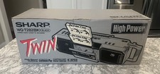 New old stock Sharp WQ-T282 BK Boombox Twin Cassette Stereo Radio AM/FM Japan