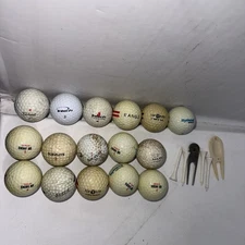16 Used Multi Brand Golf Balls Tees & Accessories