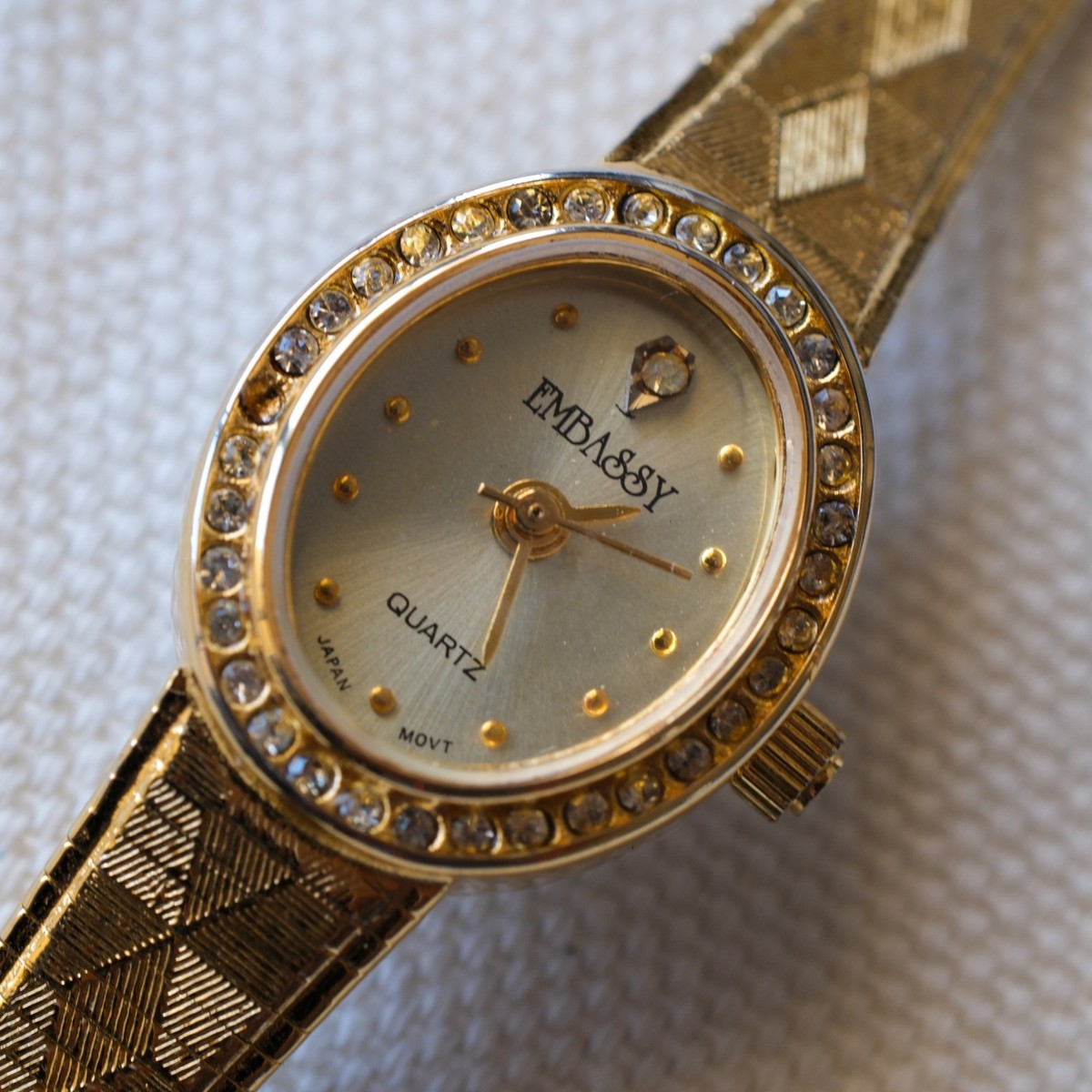 SKU:0478 Retro gold oval watch bracelet brown natural stones‎ Stainless steel il_fullxfull.7500592553_brzr.jpg main image 4