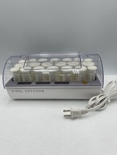 Vidal Sassoon Hot Hair Curlers VS321 Hairsetter with Clips Tested Purple