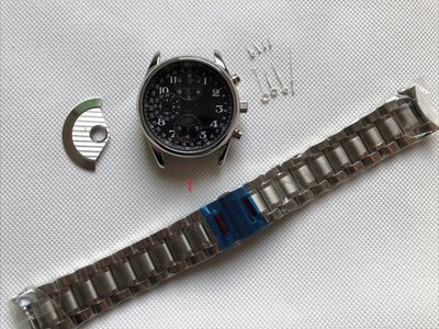 40mm Stainless Steel Watch Case With Band for Master Collection 7751