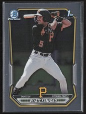 2026 Bowman Chrome Prospects Base Wyatt Sanford Pittsburgh Pirates #BCP-66