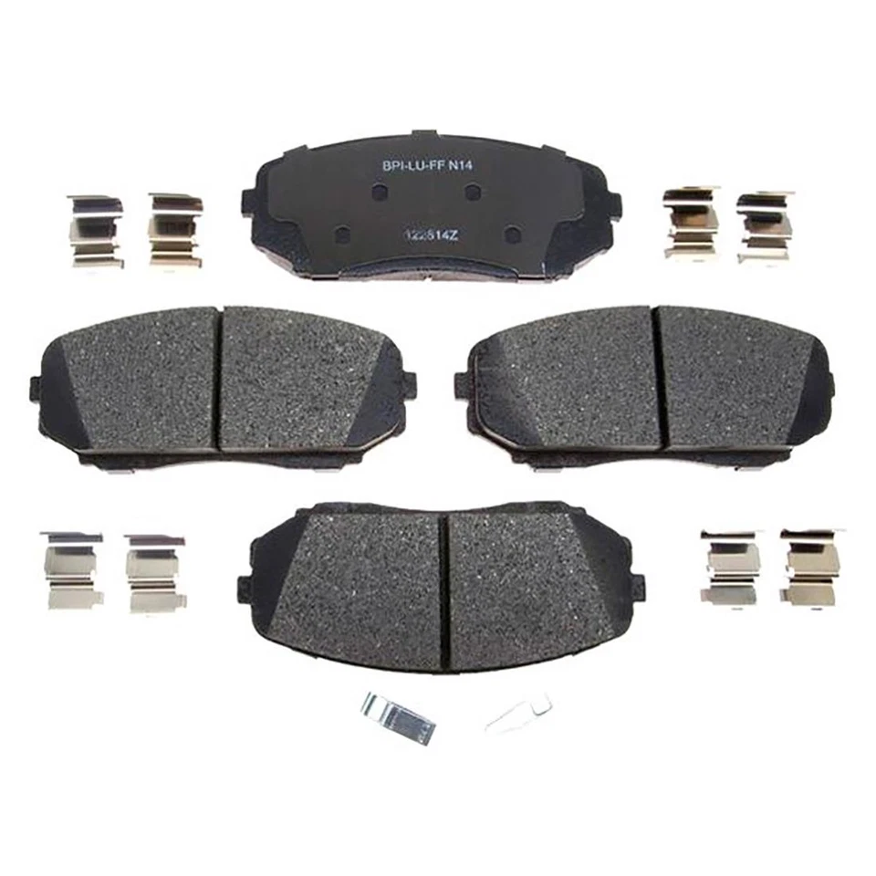 Rotores de freno delanteros + pastillas de freno de cerámica y herrajes para Lincoln MKX 2008-2015 Foto 2 de 4