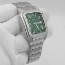 Cartier Santos de Cartier Large Green Dial Steel Watch WSSA0062 BP 2024 2