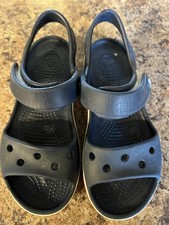 Crocs Kids/Toddlers Sandals - Bayaband Adjustable Sandals Blue Size C11 PLAY