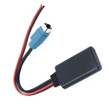 Fit For Alpine KCE-237B/CDE-101/INA-W900/CDA-105 Bluetooth Aux Audio Cable Black