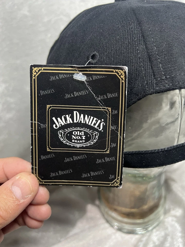 Sombrero negro Jack Daniel’s Nº 7 firmado por el conductor de NASCAR Clint Bowyer, nuevo con etiqueta Foto 3 de 4