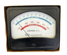 Vintage Sun Electric Corporation DC Ammeter Tester NOS 640-194