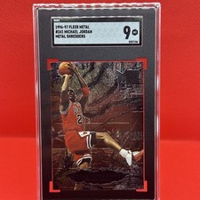 1996-97 Fleer Metal Michael Jordan Metal Shredders #241 SGC 9 Mint