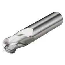 Micro 100 Bem-125-02 Carbide End Mill, Dia 1/8 In, Cut L 1/2 In