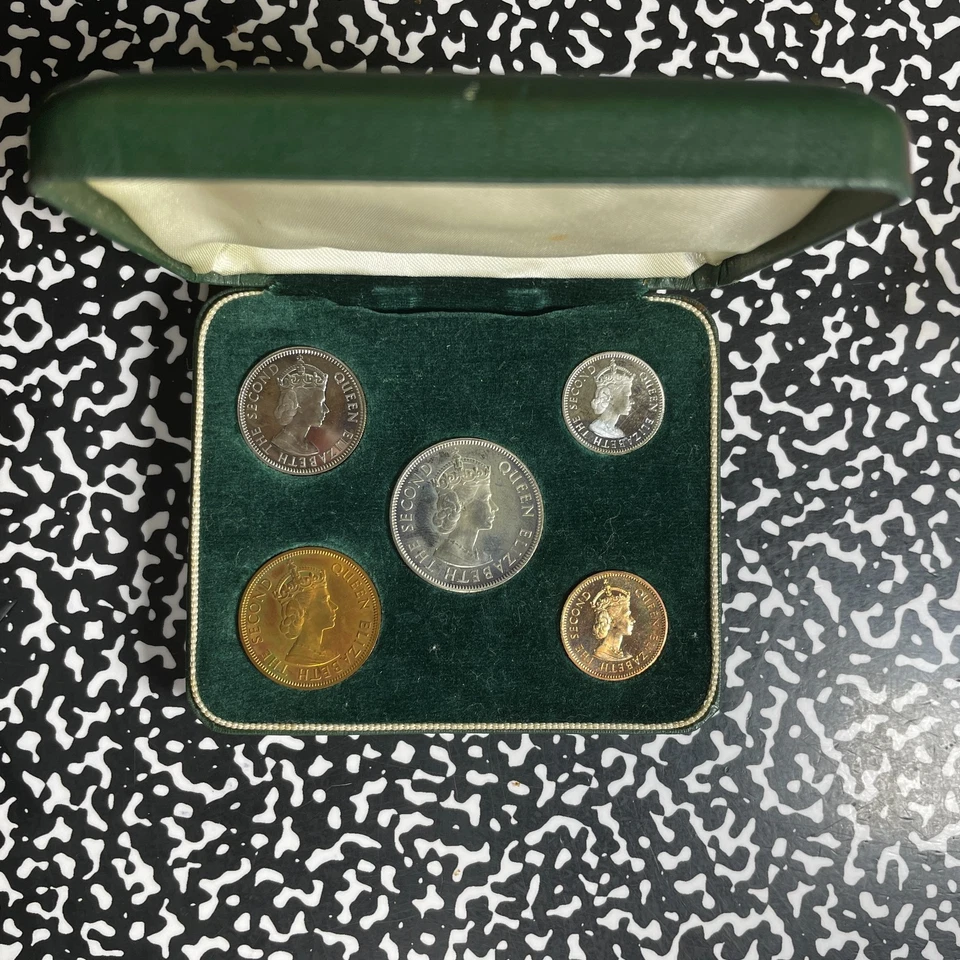 1955 Cyprus 5x Coin Proof Set Lot#B2659 With Original Case - Image 2 of 3