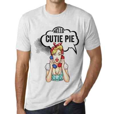 Herren Grafik T-Shirt Hello Cutie Pie Öko-Verantwortlich Vintage Jahrgang