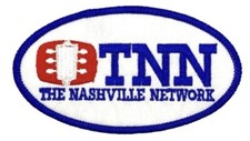 TNN The Nashville Network Country Music TV Iron On Sew Patch Vintage Style Retro