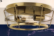 Progress Lighting Glavin 13 in. 2-Light Champ...