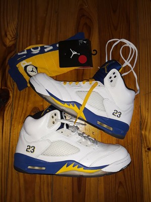 jordan 5 laney white
