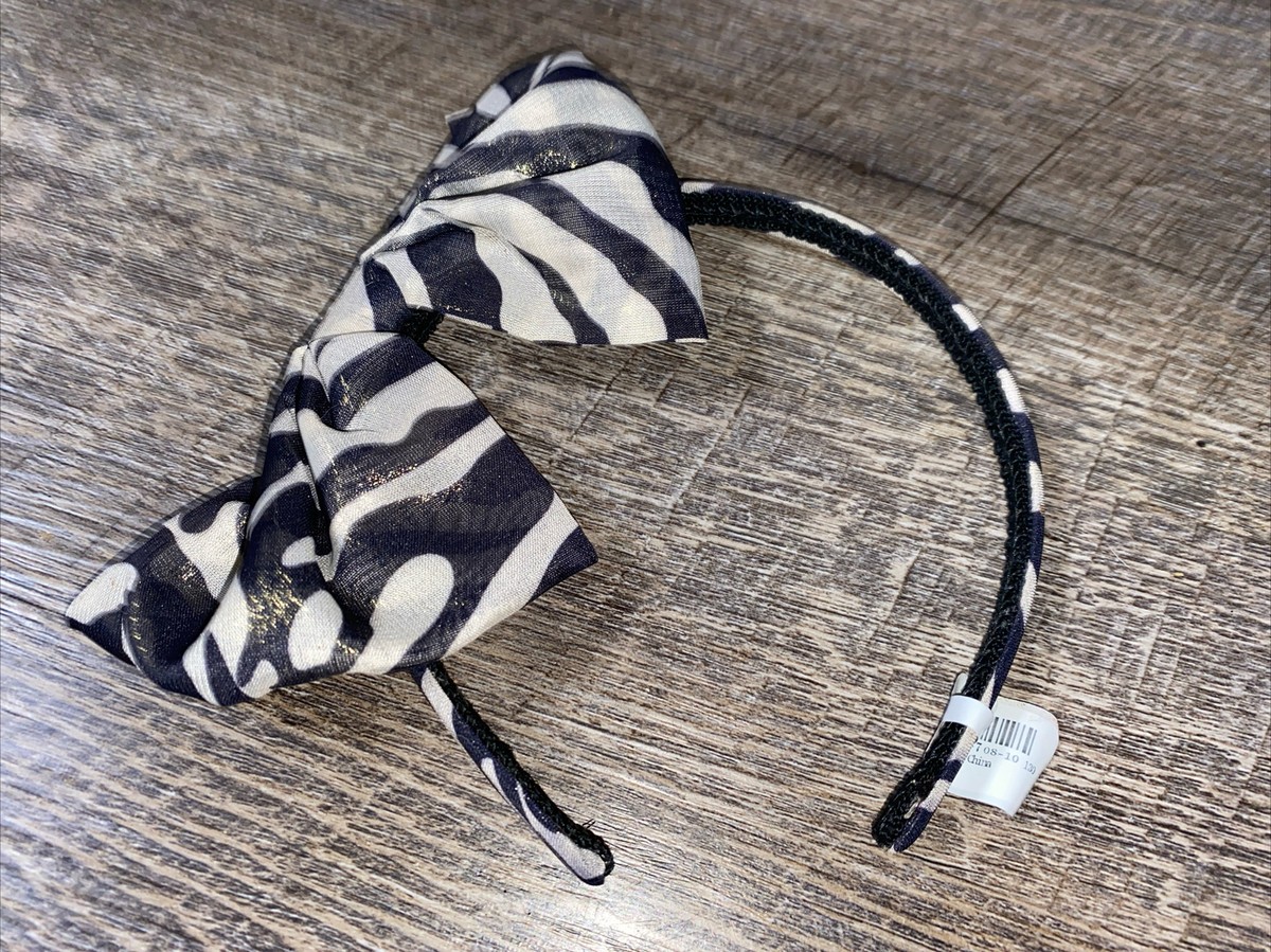 NWT grey and white headband‎ Striped Symphony - silver - Paparazzi headband  main image 3