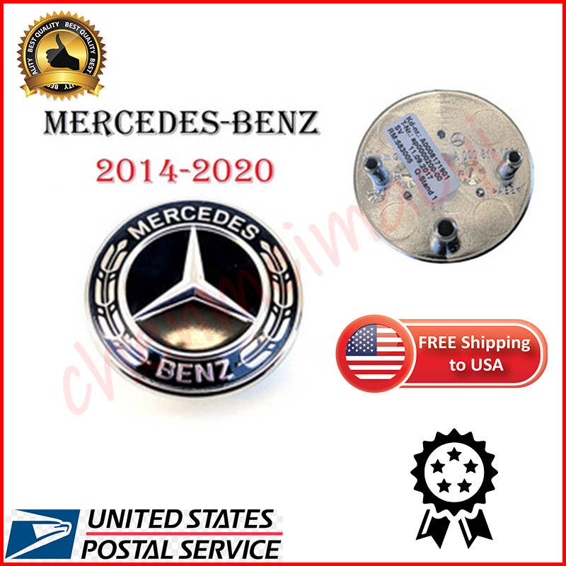AMG MERCEDES BENZ W205 classics Laurel wreath FRONT GRILLE EMBLEM BADGE OEM