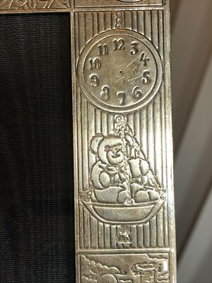 sterling刻印 竹図手鏡 440g 東Y7-1223☆2Fトコチサ DEAR FACTORYの