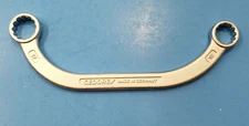 Gedore Germany 304 15x17 Half Moon Starter Obstruction Wrench