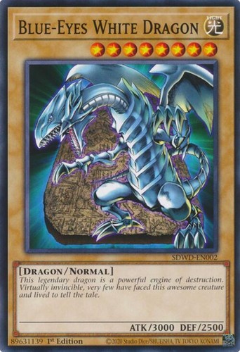 PSA 9 Blue Eyes White Dragon KA-05 Structure Deck Kaiba English