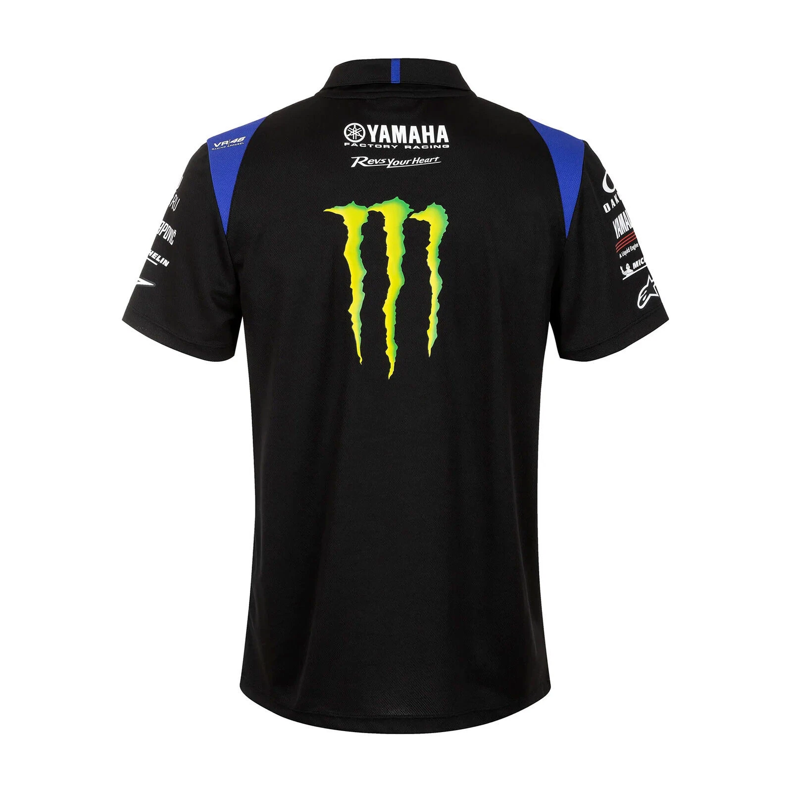Official Yamaha / Monster  Factory Polo Shirt, Gift for Fan, Motor.GP Merch