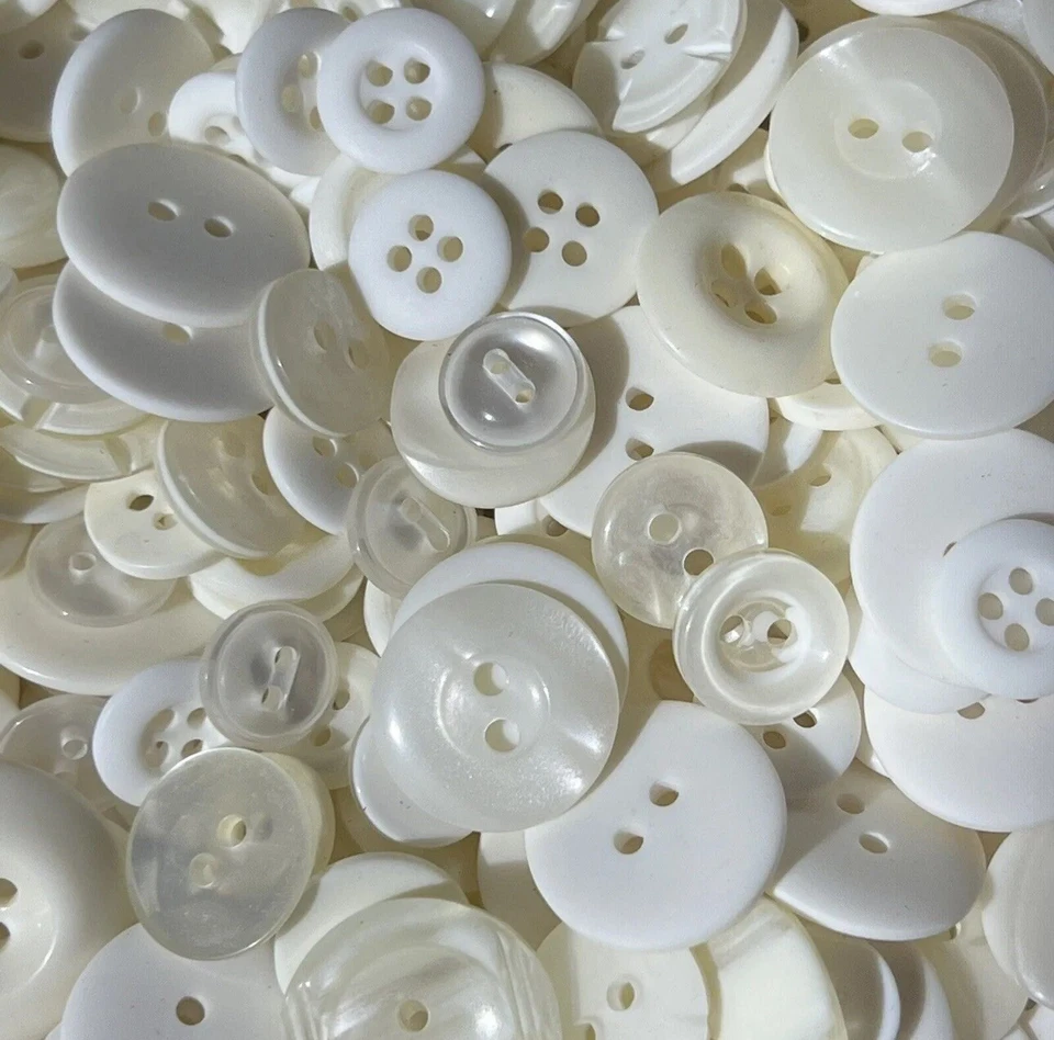 New! 18 Colors Mixed Lot Dyed/Colorful  Buttons All Sizes 25,50,100 pc Lots - Image 2 of 4