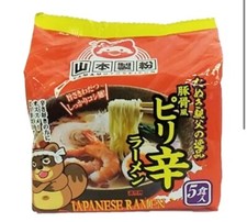 Yamamoto Seifun Tanuki Oyaji Pirikara Ramen 5P