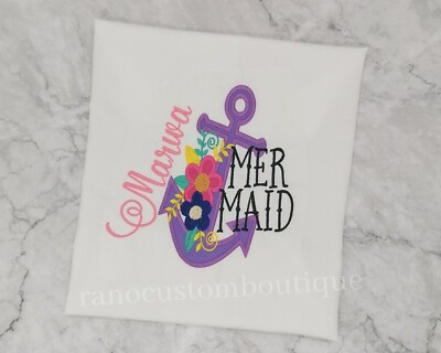 Personalisierte Mädchen T-Shirts, individueller Mädchen Body, bestickte Geburtstagsshirts