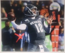 CARSON STRONG SIGNED AUTOGRAPHED NEVADA WOLFPACK 8X10 PHOTO EAGLES +PROOF #2