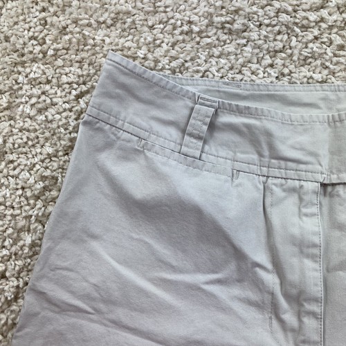 white stag womens size 10 petite khaki beige cropped capri pants straight leg - Picture 5 of 8