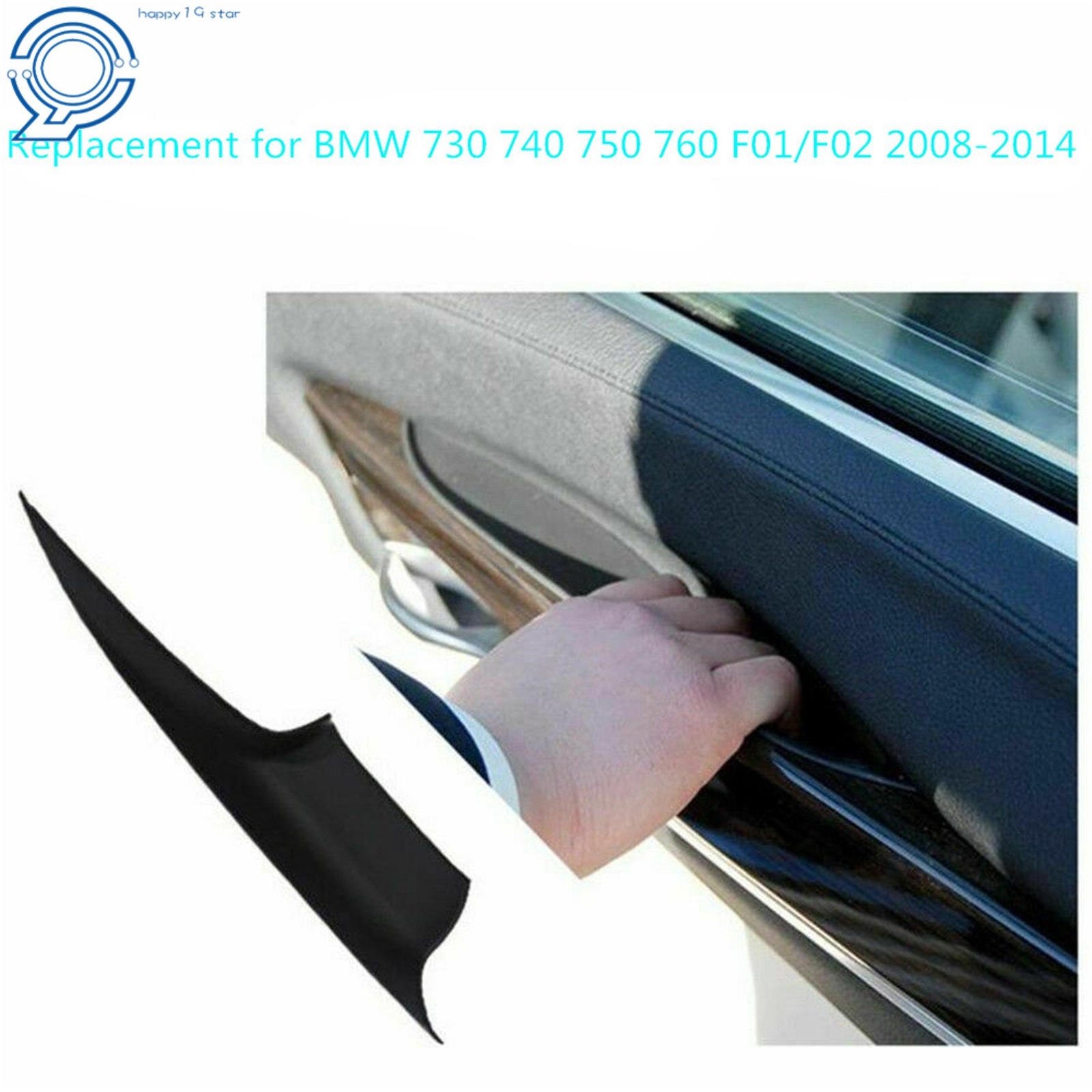 Front Left For 2008-2015 BMW 7 F02 F01 Interior Door Handle Pull Carrier Cover