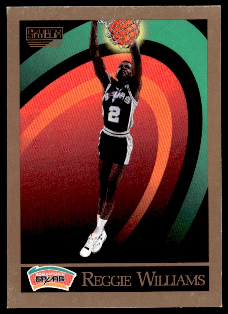 1990-91 SkyBox Reggie Williams San Antonio Spurs #416