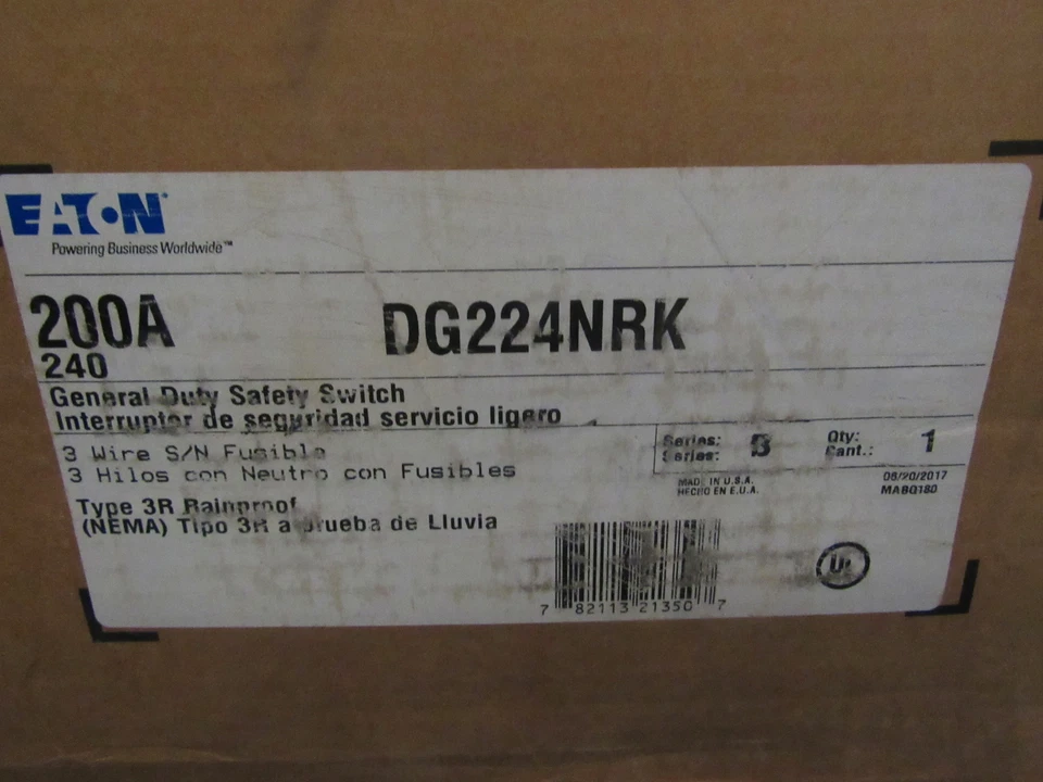 Eaton DG224NRK General Duty Safety Switches - Image 3 of 4