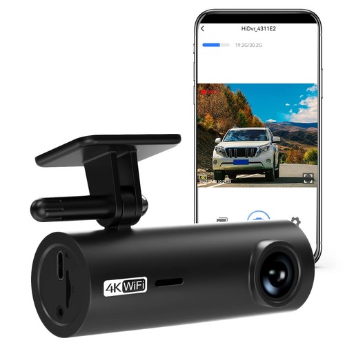 Dash Cam per Auto Telecamera Anteriore e Posteriore WIFI Car Dvr 24H Monitor
