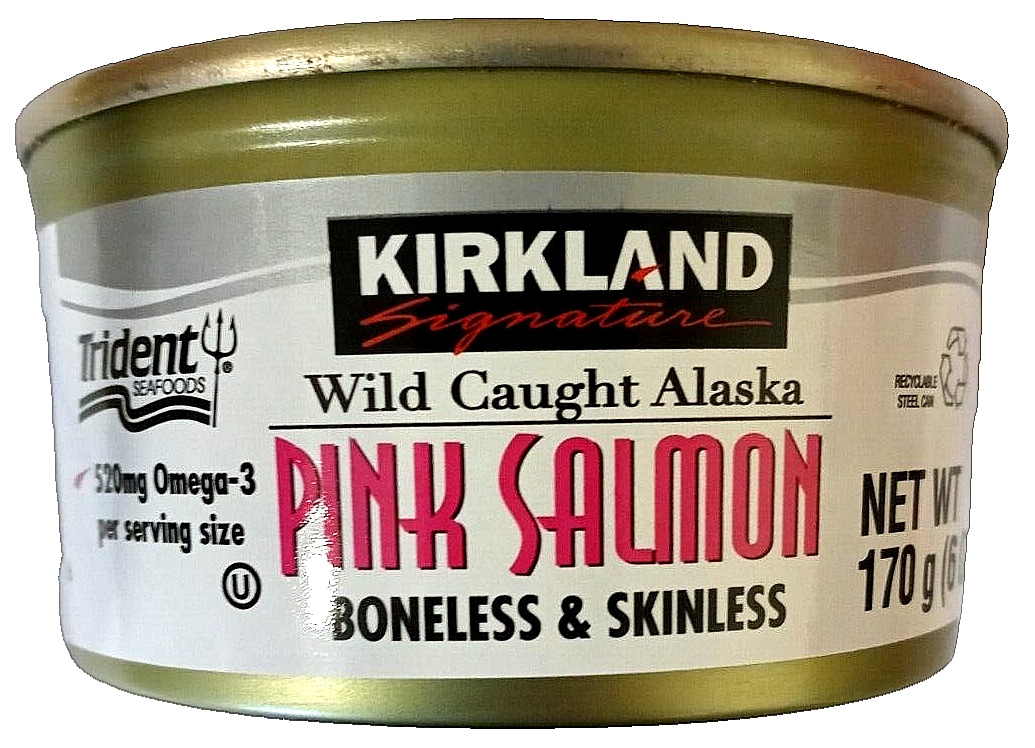 Kirkland Signature Wild Caught Alaska Pink Salmon Boneless & Skinless 6 Oz  Can | eBay