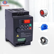 Variable Frequency Drive 0.75KW/1.5KW/2.2KW VFD 1/2/3HP Motor Inverter Converter
