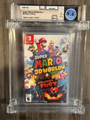 Super Mario 3D World  Bowser's Fury Nintendo Switch, GRADED WATA 9.6/A++, READ