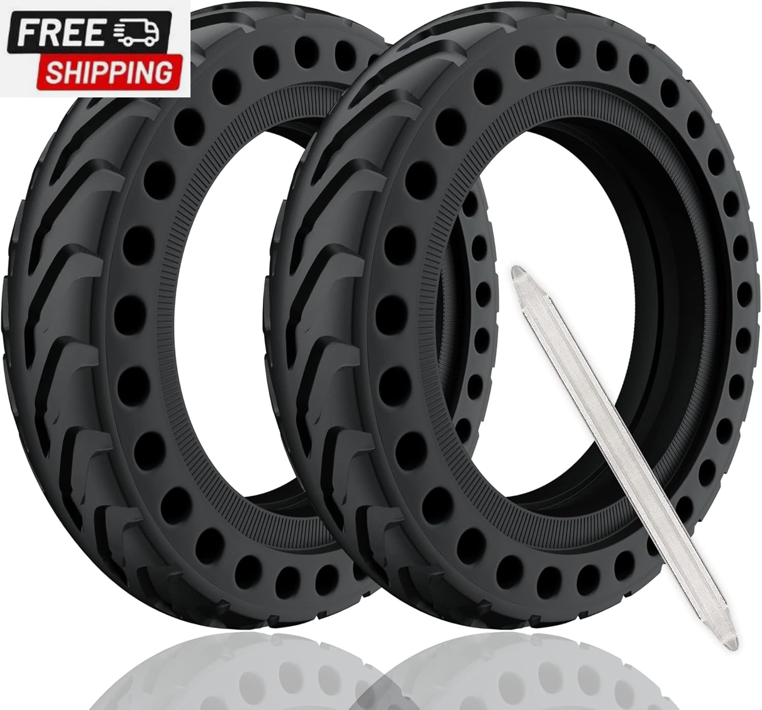 Solid Tire for Xiaomi Mijia M365/M365 Pro Electric Scooter Solid Rubber Tires,Go