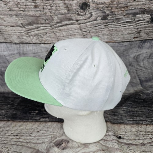 Phoenix Suns Hat Cap Mitchell And Ness Green White Hardwood Classics SnapBack EU - Picture 9 of 14