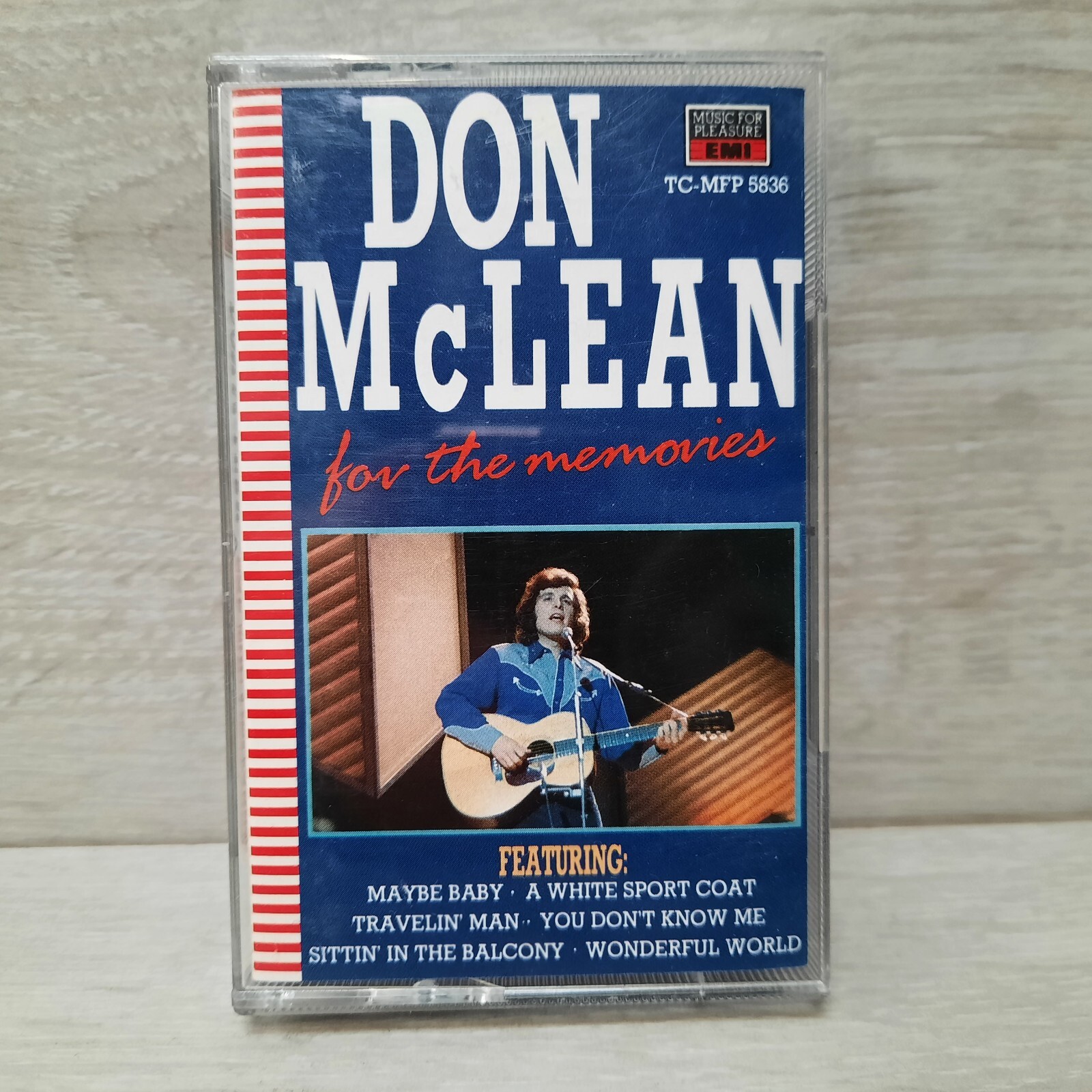 Don McLean - For The Memories - Cassette Tape - 1986 The Benny Bird - VGC