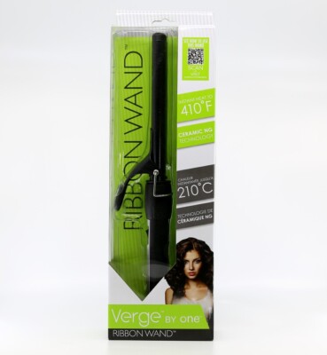 Verge By One Ribbon Wand-curlin iron wand 410 (°F)