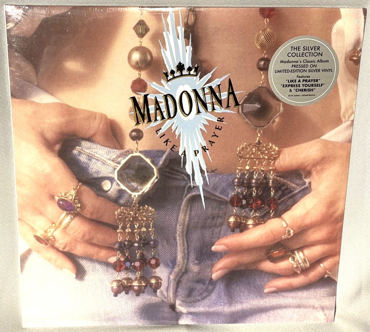 LP MADONNA Like A Prayer (SILVER Vinyl, 2024) NEW MINT SEALED