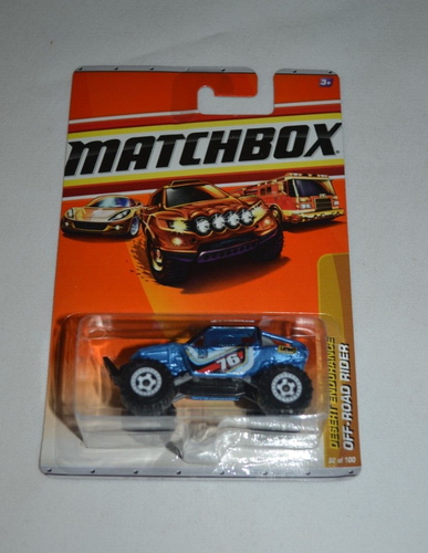 2010 MATCHBOX DESERT ENDURANCE - OFFROAD RIDER BLAU - Bild 3 von 6
