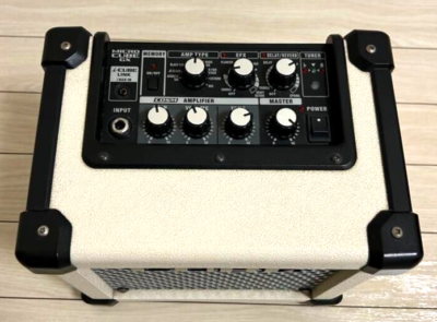 ROLAND MICRO CUBE GX White Guitar Amp From Japan | eBay