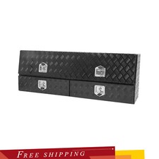 60x13.3x21 Pickup Truck Trunk Bed Tool Box Underbody Storage W Drawer Lock