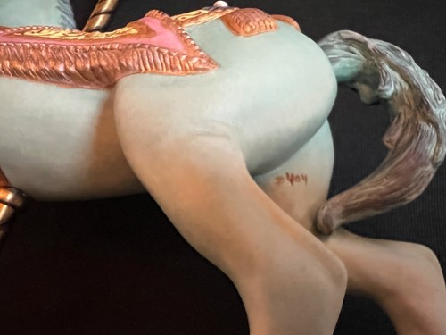 Cybis Porcelain Carousel Horse Limited Edition #404/500 - EXCELLENT CONDITION! - Picture 8 of 14